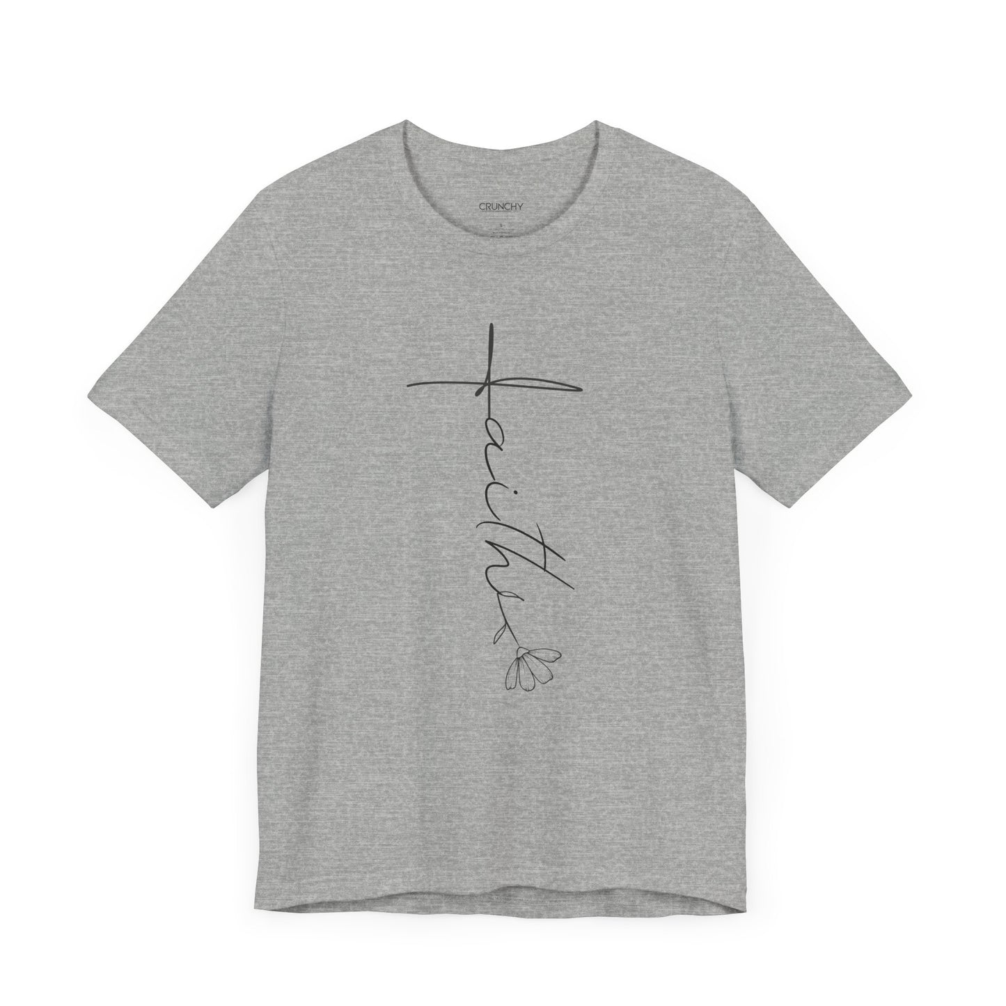 Faith Floral Cross Christian Shirt