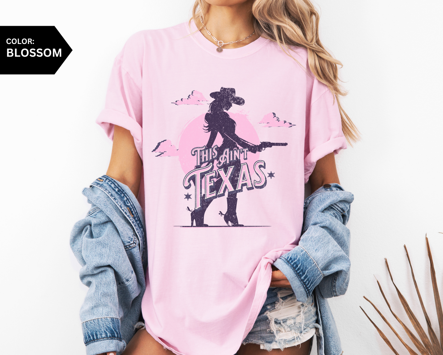 90's This Ain't Texas Cowgirl Shirt