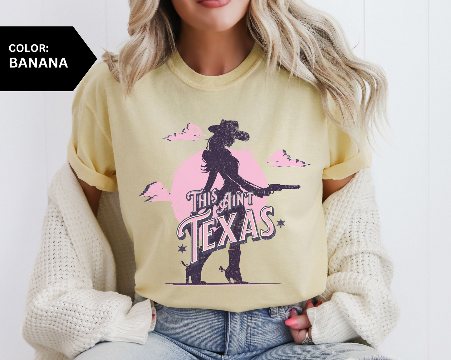 90's This Ain't Texas Cowgirl Shirt