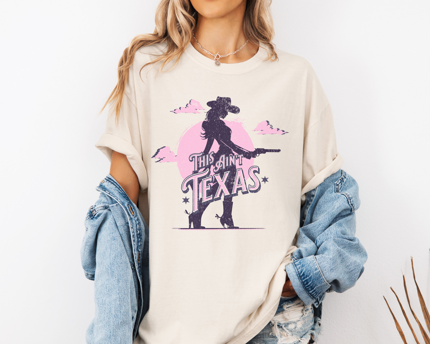 90's This Ain't Texas Cowgirl Shirt